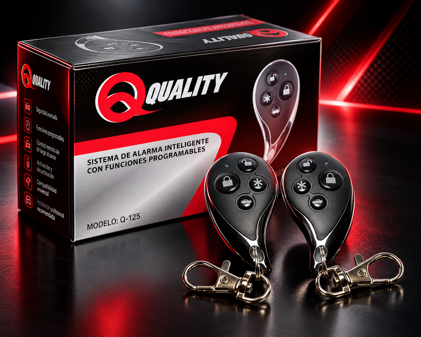 Alarma vehicular universal QUALITY Q-125