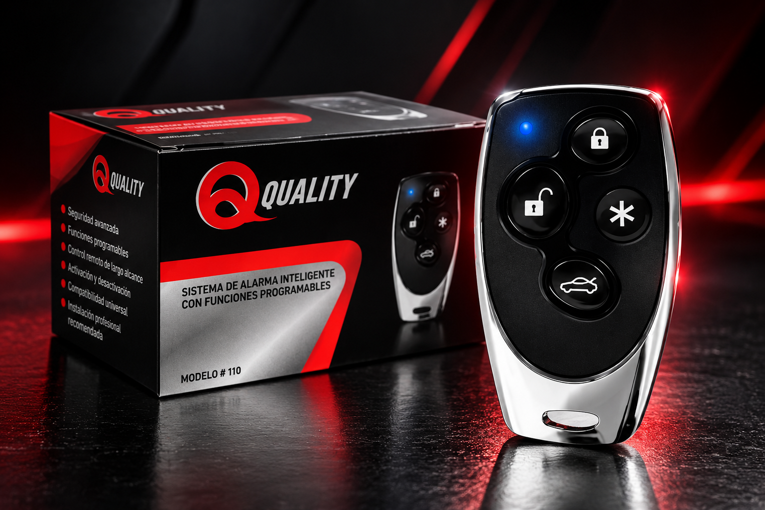 Alarma vehicular universal QUALITY Q-110